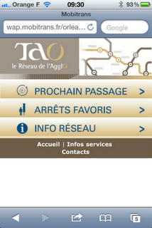 Mobitrans, l'information temps réel sur mobile pour les réseaux de Nantes, Montpellier, Grenoble et Orléans