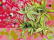 cartes collage avec masking tape