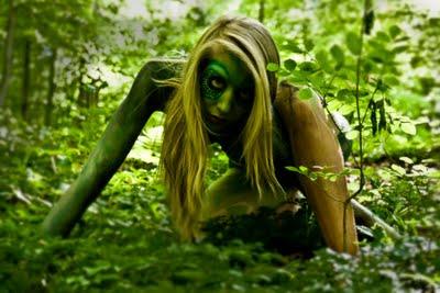 Body painting for a Liese Vaesen's photography
