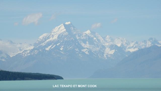 Lac Tekapo et Christchurch