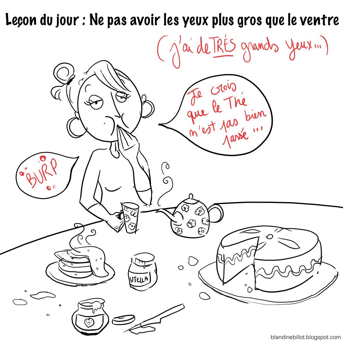 Coloriage gourmandise