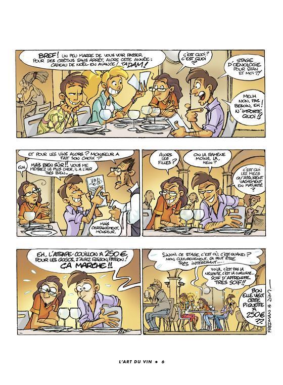 L'art du vin: une bd fort gouleyante