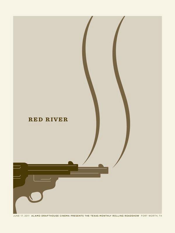 Affiche Red River par Jason Munn