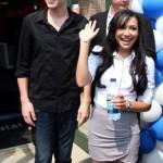 Samsung Mobile And AT&T Sponsor The Glee LIVE Tour As Corey Monteith And Naya River Meet Fans At A Recent Tour Stop