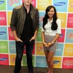 Samsung Mobile And AT&T Sponsor The Glee LIVE Tour As Corey Monteith And Naya River Meet Fans At A Recent Tour Stop