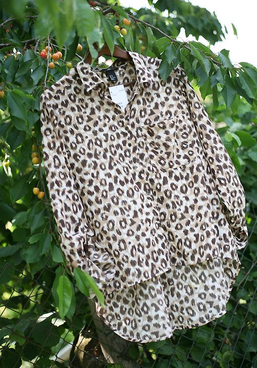 chemise leopard Mise à jour vide dressing !