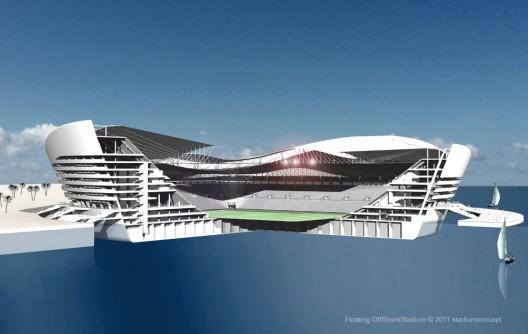 Un stade offshore flottant par Stadiumconcept - 2