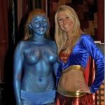 mystique bodypaint  heroine nue raoul volfoni