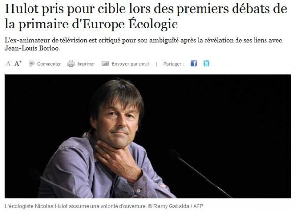 Le « Vert » veut « prier » tout seul !