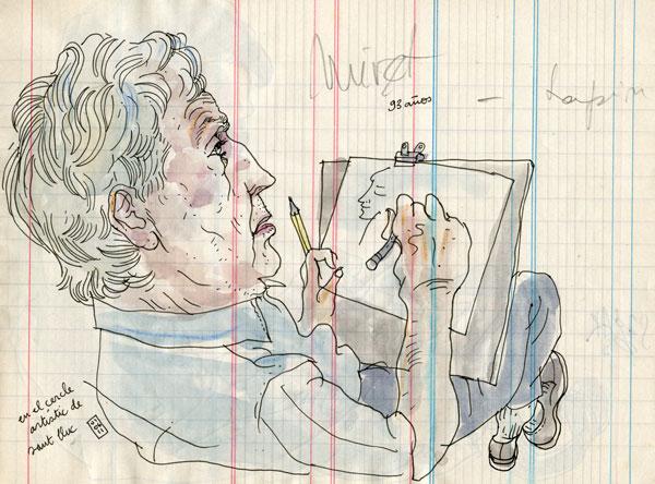 sketching the sketcher: miret