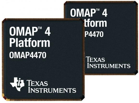 TI OMAP4470 580x430 Texas Instruments officialise un CPU double coeur à 1.8 Ghz