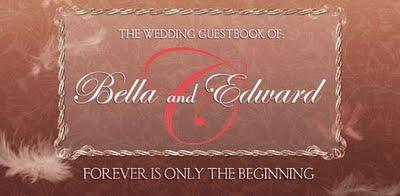 Signez le livre d'or du mariage de Bella et Edward