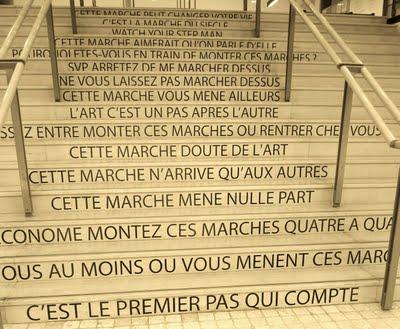 C'est le premier pas qui compte...