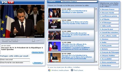 Nicolas Sarkozy se lance dans le Web 2.0 : la forme plus que le fond