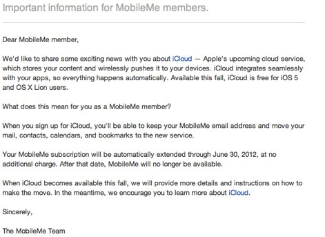[Apple]Vous avez un compte MobileMe comme moi... Qu'allons nous devenir?