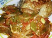 Haricots plats l'oignon tomates (loubia b'sel tomatiches)