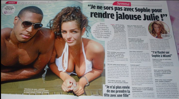 Sophie, c'est la nouvelle copine de Senna de Secret Story