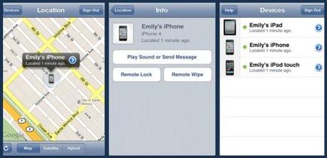Mise à jour pour l’application « Localiser mon iPhone »