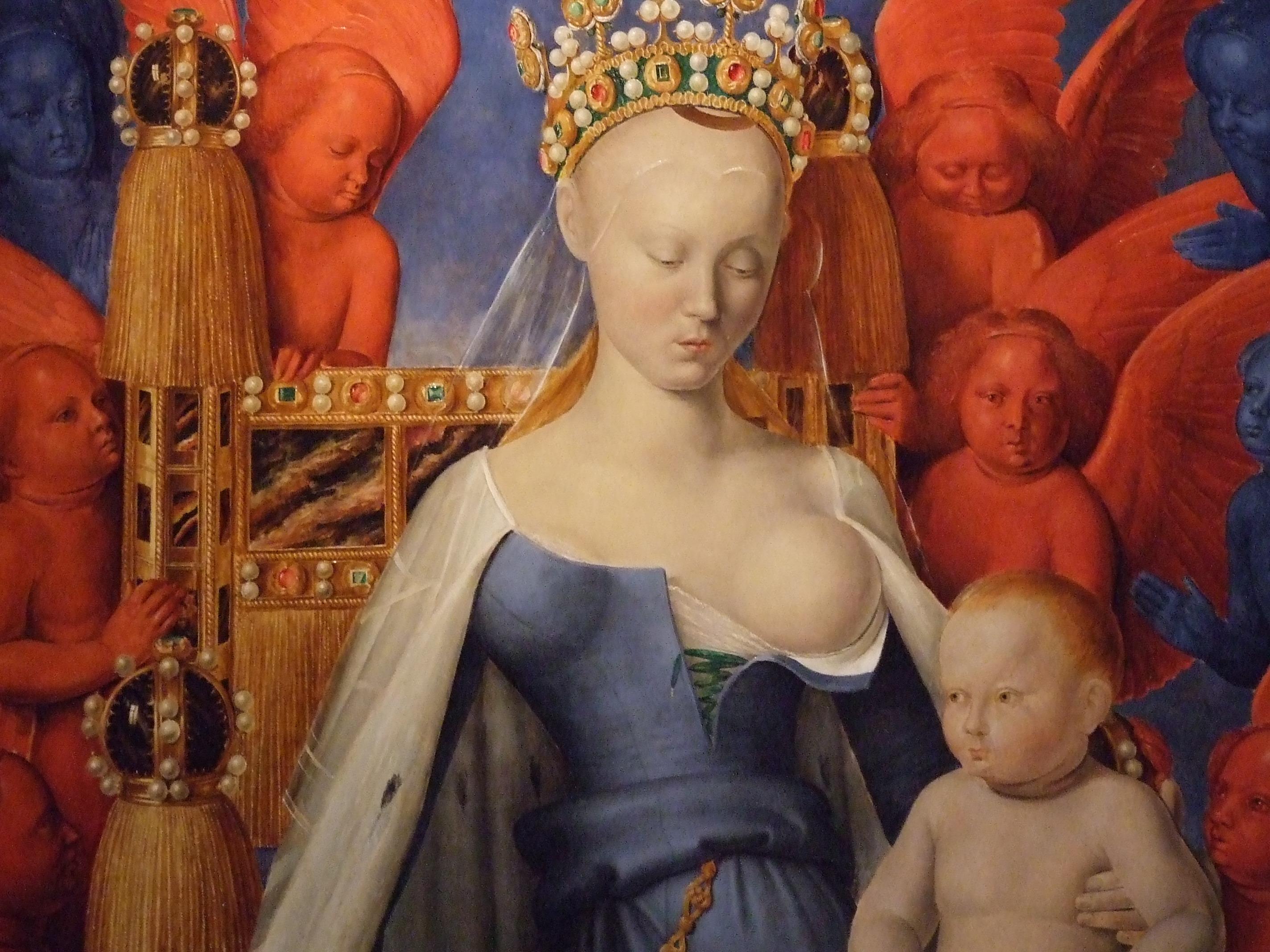 Vierge de Melun - Jean Fouquet
