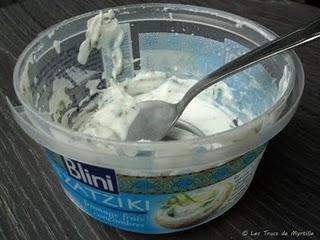 Tzatziki (concombre à la grecque)