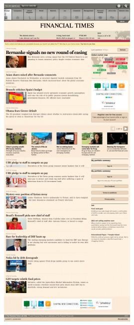 Presse numérique : le Financial Times développe une WebApp