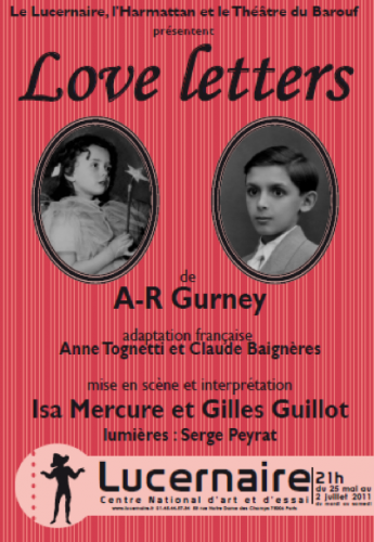 critique love letters isa mercure gilles guillot théâtre du luce