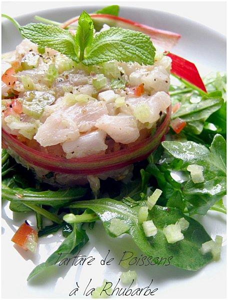 Tartare de Poissons à la Rhubarbe
