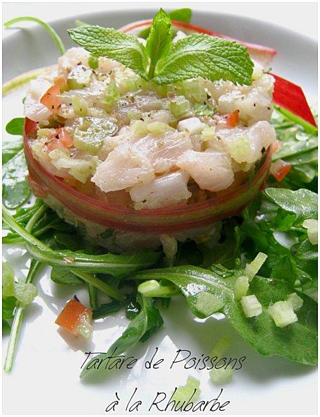 Tartare de Poissons à la Rhubarbe