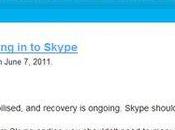 Skype encore panne
