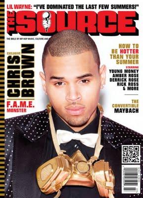Chris Brown en couverture de The Source !!!