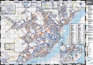 La carte des arrêts d'autobus et le plan du réseau RTC à Québec, Cliquez pour agrandir!