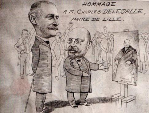 Le portrait du maire Charles Delesalle.