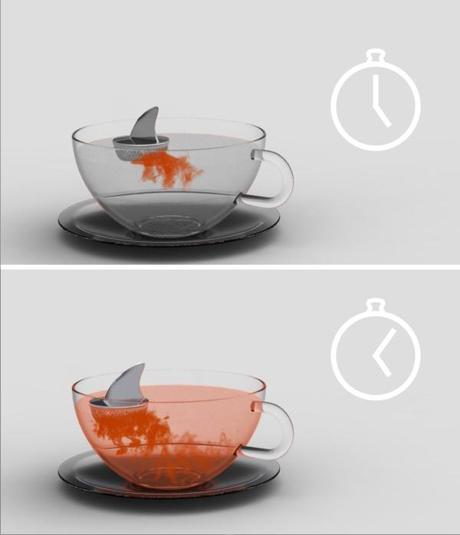 infuseur à thé en requin