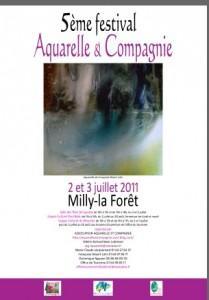 5ème Festival d’Aquarelle et compagnie à Milly-la-Forêt