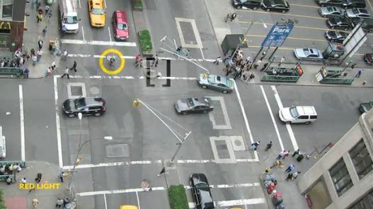 nyc Un croisement à New York...