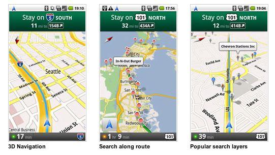 google navigation2 Enfin un mode offline pour Google Maps Navigation ?