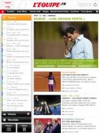 L’Equipe.fr arrive sur iPad