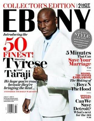 Taraji P Henson et Tyrese pour deux hot covers d'Ebony magazine