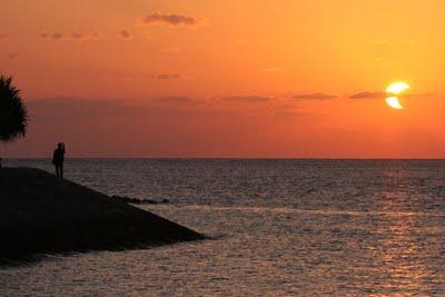 Coucher de soleil à Okinawa