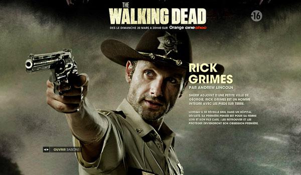 rick Walking Dead soffre un site Hellohikimori