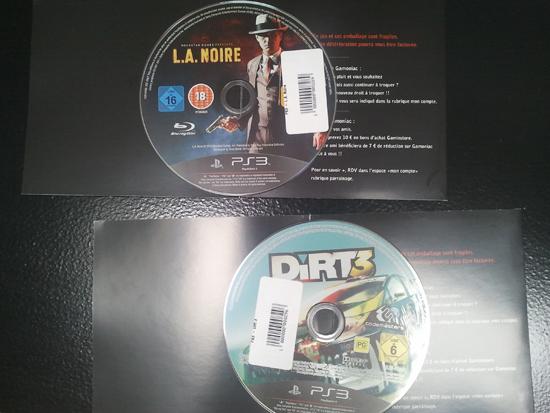 [Arrivage] Dirt 3 et L.A. Noire