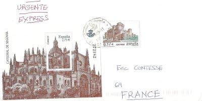 Cathédrale de Ségovie en Espagne