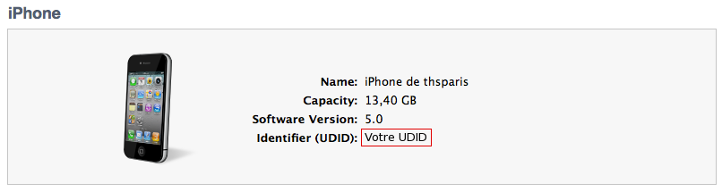 iOS 5 : Ajoutez votre UDID à notre compte développeur pour tester les bêtas !