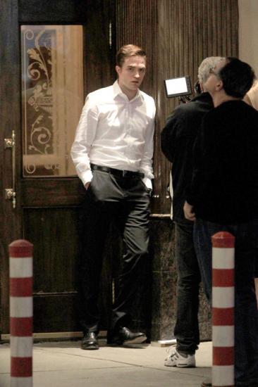 Robert Pattinson a tomber sur le tournage de Cosmopolis