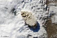 Chili : image satellite de l'éruption du Puyehue