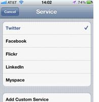 iPhone iOS 5: Les réseaux sociaux dans les contacts...