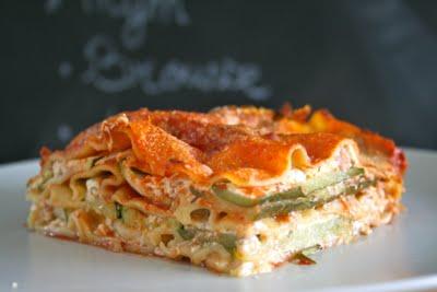 LASAGNES AUX COURGETTES ET A LA BROUSSE