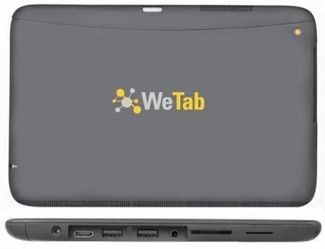 medion wetab 11 vue dos Wetab   Medion propose une tablette tactile sous Meego 