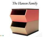 hansen family colorful storage container