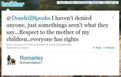 Rohan Marley trés trés confus, change ses propos ...